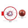 TREEYX Basketball Hoop Net Wall Mounted Outdoor Hanging Basket with and Ball Rim Diameter 30cm view 2
