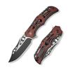 CIVIVI Pocket Knife for Men, Biophase Flipper Tactical Folding Knife, 3.48" Nitro-V Blade Aluminum with G-10 Handle, Lightweight Skeletonized EDC Knife for Camping Hunting, C23083C-1 (Burgundy) view 1