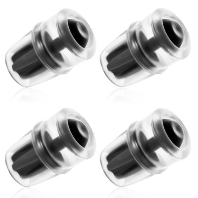 4 Packs Bite Valve Replacement Sheath for Osprey, Hydration Pack Bite Valve BPA-Free Bite Valve Nozzle Silicone Water Bladder Mouthpiece Compatible with Hydrapak Hydration Reservoirs (Black)
