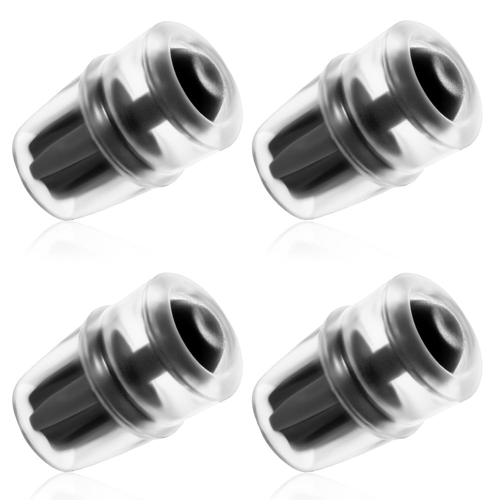 4 Packs Bite Valve Replacement Sheath for Osprey, Hydration Pack Bite Valve BPA-Free Bite Valve Nozzle Silicone Water Bladder Mouthpiece Compatible with Hydrapak Hydration Reservoirs (Black)