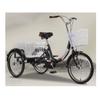 3 Wheel Bicycle Cruise Trike 3 Wheel,20 Inch Tricycle For Adults Trike Bike Cargo Trike With Basket, Adult Bicycle High-carbon Steel With Shopping Basket Suitable For The Elderly(Black,Iron wheels) view 1