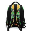 Zaaprint Waterproof Cheer Backpack Personalized Cheerleader Backpack for Sport Training Competition Gift(Green Gold) view 3