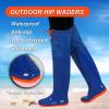 YXLYFDLY Hip Waders PVC Fishing Wader, Lightweight Hip Waders for Man Women No Leaks, for Wading Sand Mining Pond(9.5) view 2