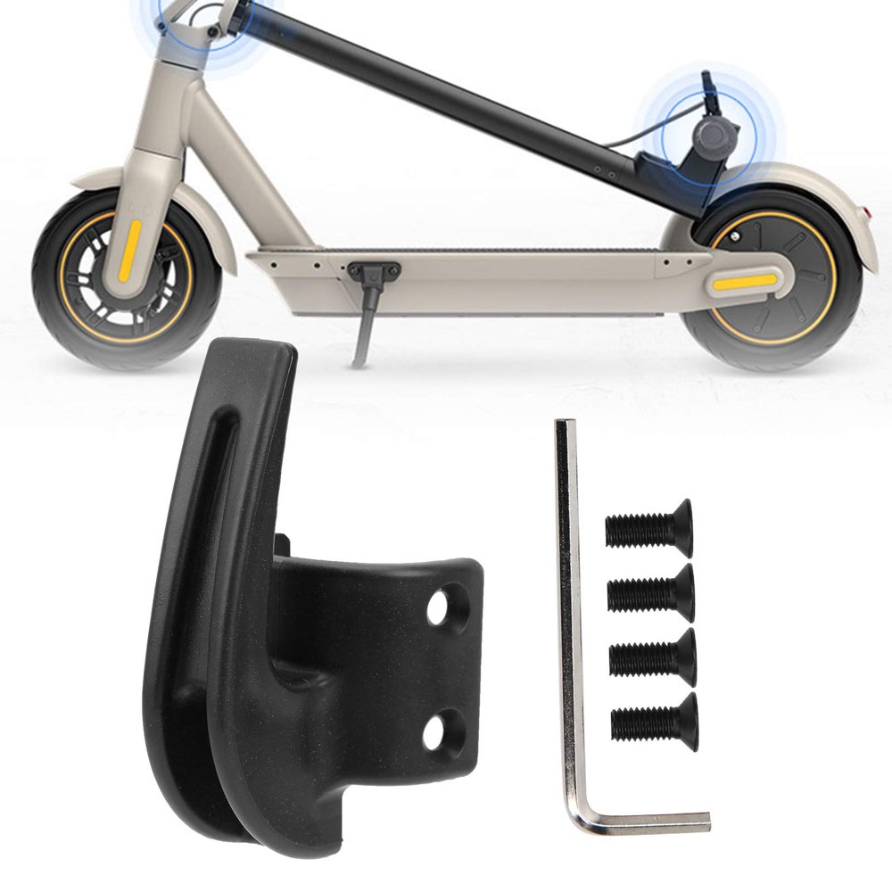 Front Hook Hanger, PC Electric Scooter Front Handle Hook, Practical Hook Plastic Carrying Hook, Scooter Accessory for Max Electric Scooter (Black)