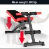 Dumbbell Stool Multi-Function,Folding Dumbbell Stool,Adjustable Weight Bench,Fitness Equipment Supine Board,For Home Training Gym Weight Lifting view 3