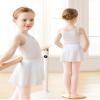 Daydance Lined Tanks White Toddler Dance Leotards with Ballet Skirts, Dance Tights, Kids Ballet Attire view 3
