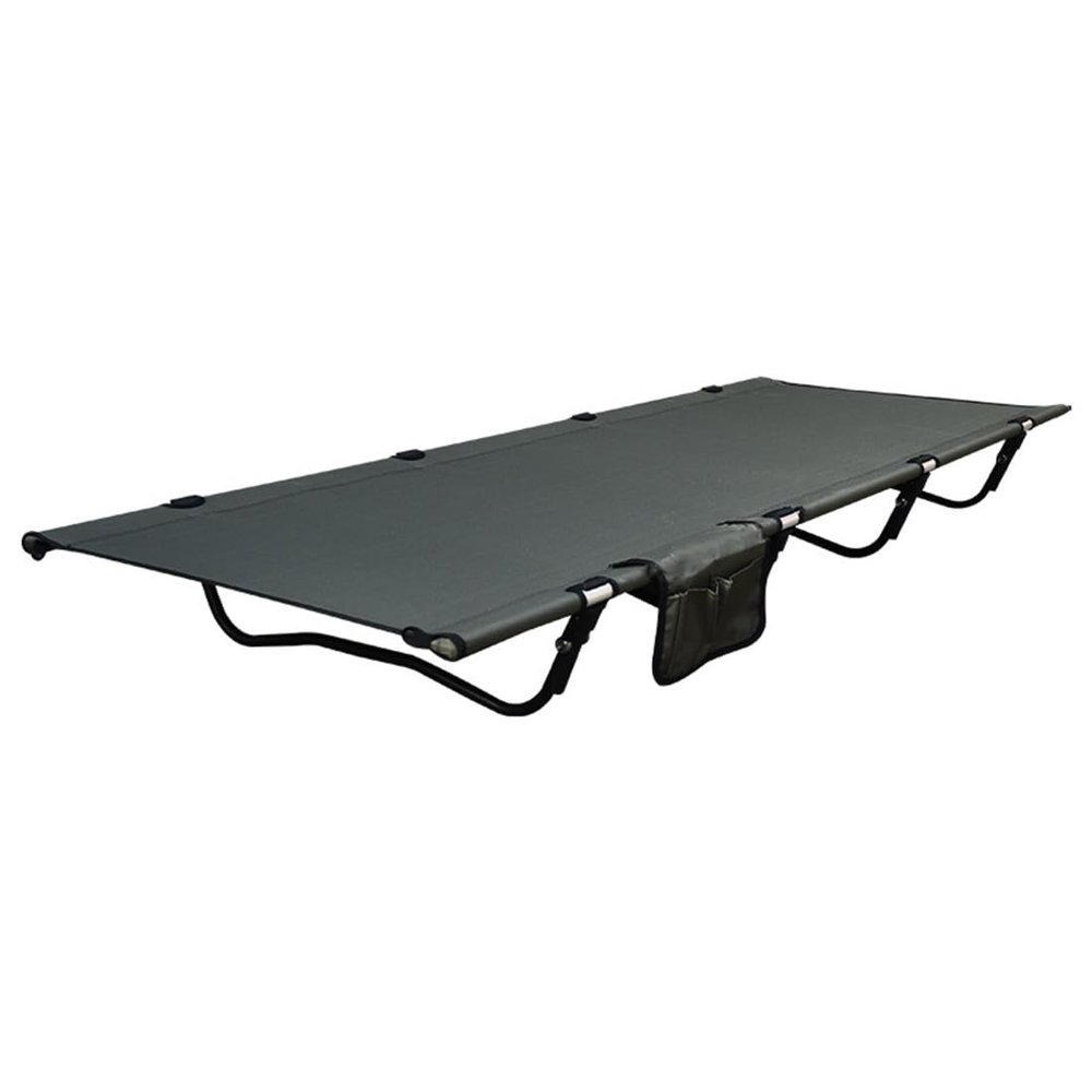 FIRSTONE Camping Cot Bed, Ultralight Portable Backpacking Cot Folding Sleeping Bed for Outdoor Traveling Camping Hiking (Army Green)
