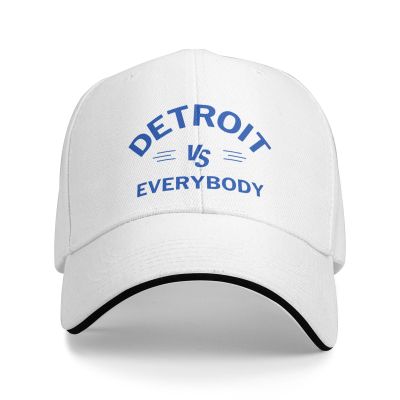 Detroit-City Classic Vs The Everyone Everybody Hat for Men Women Baseball Cap Gifts Funny Fan Trucker Hat White