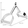 PerGar Rowing Machine Handle, Fitness Cable Machine Handle Attachments, Rowing Machine Handle Set Pull Down ExerciseBar, Cable Attachments for Gym view 2