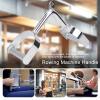 PerGar Rowing Machine Handle, Fitness Cable Machine Handle Attachments, Rowing Machine Handle Set Pull Down ExerciseBar, Cable Attachments for Gym view 4