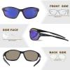 AEANU Day & Night Sunglasses 2-Pack for Women & Teens  Lightweight UV400 Mirrored and Yellow Lens Glasses for Outdoor, Driving, and Everyday Use view 3