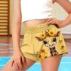 HELLHERO Sunflower Giraffe Shorts for Girls Sizez 11-12 Years Old Kids Active Athletic Shorts Running Sports Shorts High Waisted Dance Yoga Skirts Workout Gym Tennis view 3