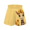 HELLHERO Sunflower Giraffe Shorts for Girls Sizez 11-12 Years Old Kids Active Athletic Shorts Running Sports Shorts High Waisted Dance Yoga Skirts Workout Gym Tennis view 4