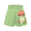 HELLHERO Mushroom Cat Shorts for Girls Size 11-12 Years Old Kids Active Athletic Shorts Running Workout Shorts High Waist Dance Yoga ShortsBeach Swim Summer Outfit view 4