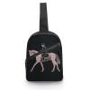 GFLFMXZW Dressage Dressage Rider Horse Cross Chest Bag Crossbody Backpack for Women Men Sling Bag Travel Hiking Daypack view 1