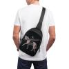 GFLFMXZW Dressage Dressage Rider Horse Cross Chest Bag Crossbody Backpack for Women Men Sling Bag Travel Hiking Daypack view 4