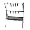 Camping Cookware Hanging Rack,Camping Tools Hanging Organizer,Multilayer Camping Cookware Hanging Rack Stand for Outdoor BBQ Picnic Cookware Party,Space Saving view 1