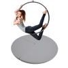 CMYUN Aerial Hoop Crash Mat for Home Gym, Thick Foldable Circular Pad/Safety Dance Pole Mat, Crash Collision for Lyra Ring Stripper Pole, 1.2-2m(Gray,120cmx5cm(47"x2")) view 1