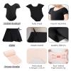 Daydance Lined Black Toddler Dance Leotards with Removable Ballet Skirts, Dance Tights for Girls Ballet Attire Set 3 in 1 Set view 2