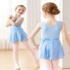Daydance Lined Tanks Dance Leotards for Girls with Convertible Tights, Ballet Skirts for Swim, Gymnastics, Recitals, Performance, Skating 3 in 1 Set view 3