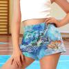 HELLHERO Sea Turtle Shorts for Girls Size 7-8 Summer Shorts Kids Athletic Shorts Running Shorts with Liners Dance Yoga Cheer Skirts Hiking Cycling Swiming Beach Bike Shorts view 3