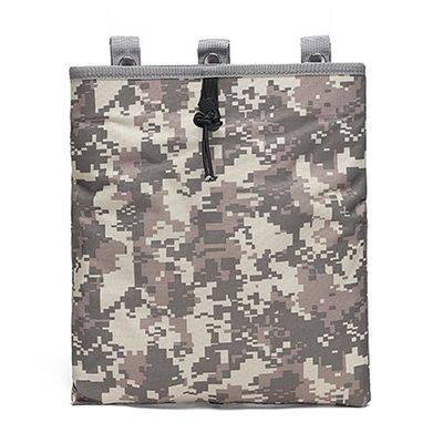 LYCZMY Dump Pouch Tool Kit Large Recycling Bag Mountain Climbing Collection Bag Outdoor Diagonal Cross Debris Bag (ACU)