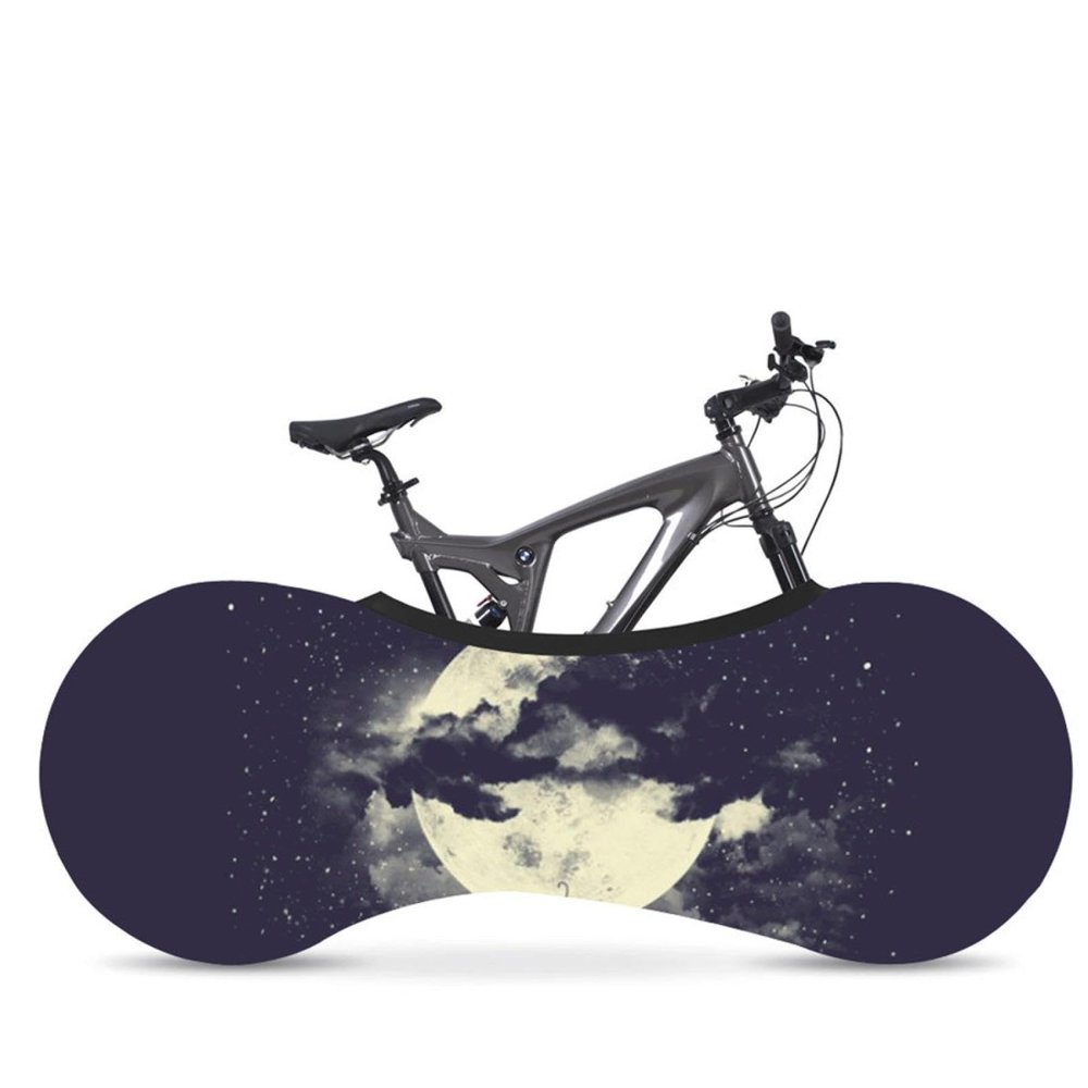 NGUOYYUTT Bicycle Dust Cover, Wheel Cover, Mountain Bike Jacket, Dust Cover, Elastic Dust Cover, Starry Sky Series, One-size-fits-all