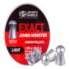 JSB Exact Jumbo Monster Light .22 Cal, 20.83 Grains, Domed, 200ct view 1