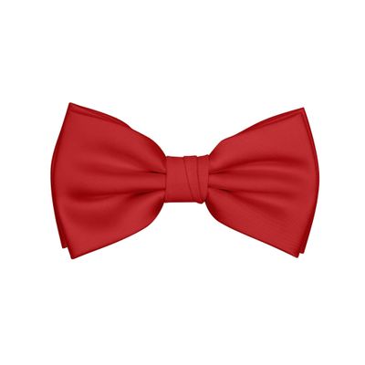 BEWDIO Adjustable Red Bow Ties for Men, Solid Color Pre-Tied Bowties for Mens Party Wedding (59-09)