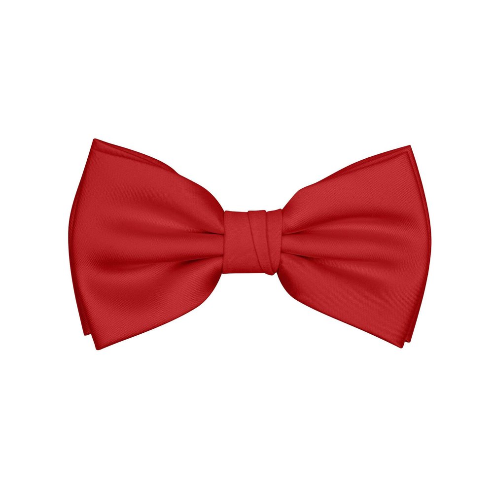 BEWDIO Adjustable Red Bow Ties for Men, Solid Color Pre-Tied Bowties for Mens Party Wedding (59-09)