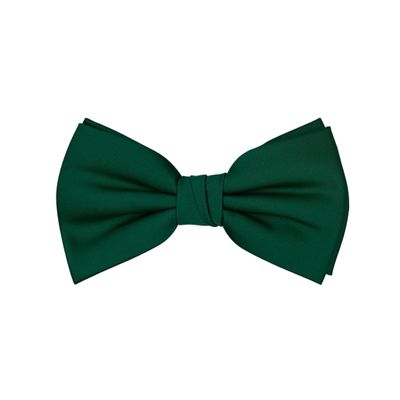 BEWDIO Dark Green Bow Ties for Men, Solid Color Pre-Tied Bowties for Mens Party Wedding (59-03)