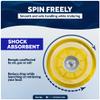 Five Oceans 4-Inch Boat Trailer Roller - Marine Boat Roller for Trailer, Clear Yellow Bow Boat Roller Poly - FO4788 view 3