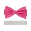 BEWDIO Hot Pink Bow Ties for Men, Solid Color Pre-Tied Bowties for Mens Party Wedding (59-20) view 2