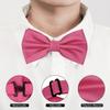 BEWDIO Hot Pink Bow Ties for Men, Solid Color Pre-Tied Bowties for Mens Party Wedding (59-20) view 3