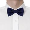 BEWDIO Adjustable Bow Ties for Men, Navy Blue Pre-Tied Bowties for Mens Party Wedding (59-01) view 3