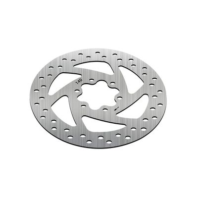 CHMINGYUE 140mm 6 Holes Brake Disc Rotor Fit for INOKIM OX OXO Electric Scooter Brake Disc Wear-resistant E-Scooter Accessories, Standard, black
