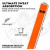 Exxact Sports Streamer Towel Football with Hook & Loop Fastener, Ultra Light Quarterback QB Orange Football Towel to Clean Hands, Visor, Gloves - Highly Absorbent, Quick-Dry (Orange) view 2