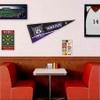 College Flags & Banners Co. Weber State Wildcats Wordmark Logo Pennant Banner Flag view 3