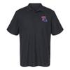 Campus Lab Louisiana Tech University Primary Logo Men's Adult 100% Cotton Knit Embroidered Polo Shirt, Black, 2X-Large view 1