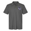Campus Lab Abilene Christian University Primary Logo Men's Adult 100% Cotton Knit Embroidered Polo Shirt, Charcoal, 2X-Large view 1