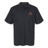 Campus Lab Alcorn State University Primary Logo Men's Adult 100% Cotton Knit Embroidered Polo Shirt, Black, 3X-Large view 1