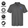 Campus Lab Indiana State University Primary Logo Men's Adult 100% Cotton Knit Embroidered Polo Shirt, Charcoal, 2X-Large view 4