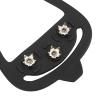 Fydun 1 Pair 8Tooth Outdoor Snow Walking Nail Crampons AntiSlips Ice Shoes Spikes Covers Applied Family (L) view 4