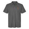 University of North Carolina at Greensboro Primary Logo Men's Adult 100% Cotton Knit Embroidered Polo Shirt, Charcoal, 2X-Large view 1