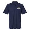 Campus Lab The University of Toledo Primary Logo Men's Adult 100% Cotton Knit Embroidered Polo Shirt, Navy, 3X-Large view 1