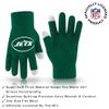 Ultra Game NFL Official Adults Unisex Super Soft Winter Beanie Knit Hat with Extra Warm Touch Screen Gloves, New York Jets, Team Color 2, 1SIZE view 3