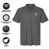 Campus Lab Northwest Missouri State University Primary Logo Men's Adult 100% Cotton Knit Embroidered Polo Shirt, Charcoal, 3X-Large view 4