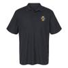 University of Idaho Primary Logo Men's Adult 100% Cotton Knit Embroidered Polo Shirt, Black, 2X-Large view 1