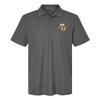 Campus Lab Marquette University Primary Logo Men's Adult 100% Cotton Knit Embroidered Polo Shirt, Charcoal, 2X-Large view 1