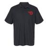 Campus Lab University of Dayton Primary Logo Men's Adult 100% Cotton Knit Embroidered Polo Shirt, Black, 2X-Large view 1